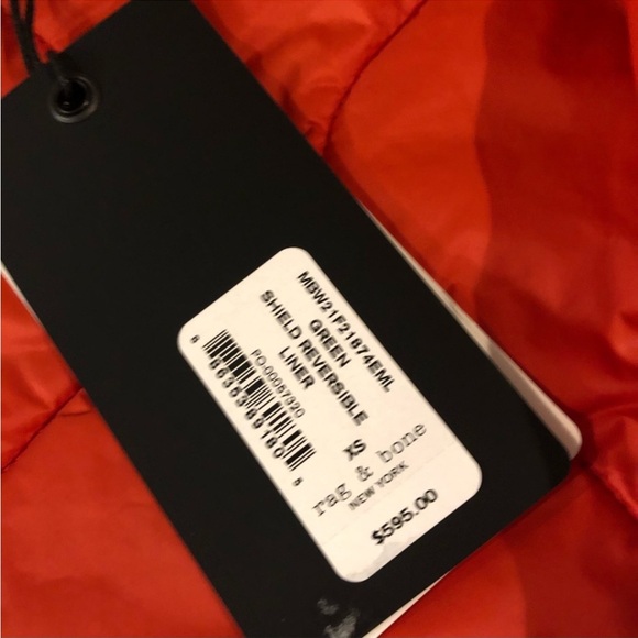 New Rag and Bone Reversible Quilted Coat - Picture 7 of 8